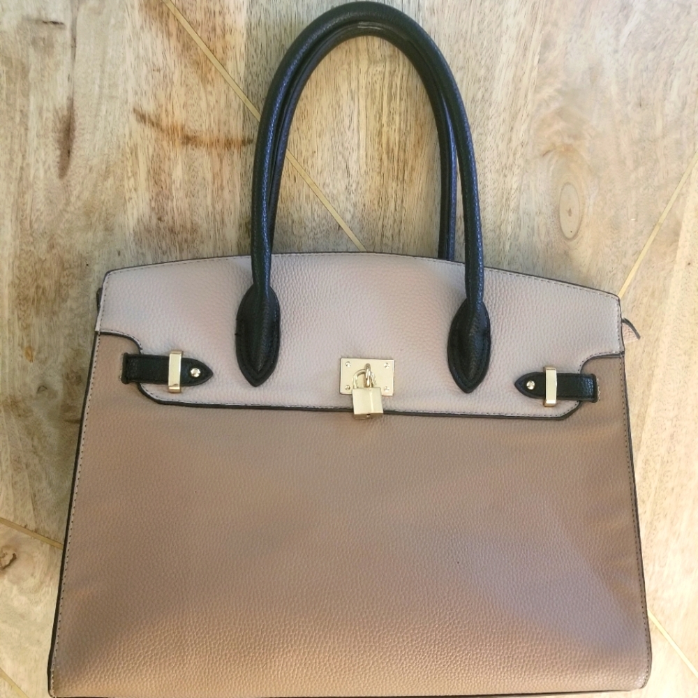 Large Faux Leather Purse